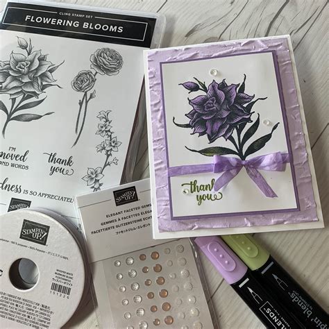 Hauntingly Beautiful Flowering Blooms Stamp Set From Stampin Up Stamped Sophisticates