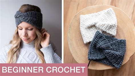 [beginner Crochet] Intro Headband Tutorial How To Crochet Easy Twisted Headband Pattern Youtube