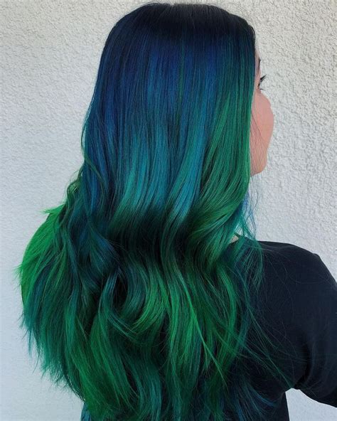 10 Of The Coolest Ideas For Your Green Ombré Hair And How To Do It