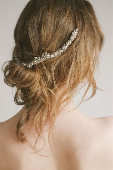 silver pearl comb silver floral comb silver side hairpiece pearl headpiece wedding hair