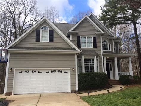 This must be why these two colors are both so popular! Siding: Benjamin Moore Briarwood (color matched at Sherwin Williams) Shutters/Door: Sherwin ...