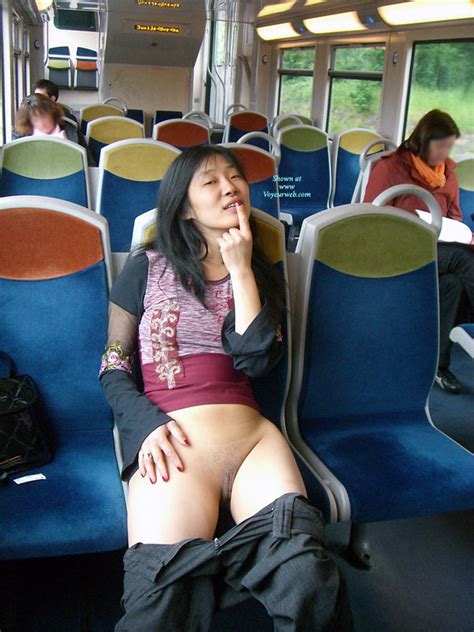 Bottomless Girlfriend Naked In The Train May Voyeur Web Hot Sex Picture