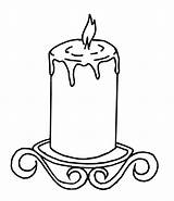 Kerze Brennende Malvorlage Ausmalbild Berretto sketch template