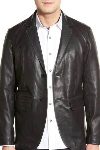 Missani Le Collezioni Lambskin Leather Sport Coat Nordstromrack