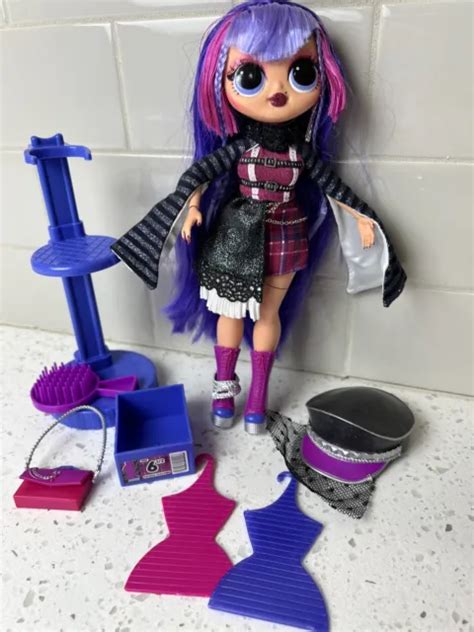 Lol Surprise Omg Shadow Winter Disco Fashion Purple Hair Doll W Outfit
