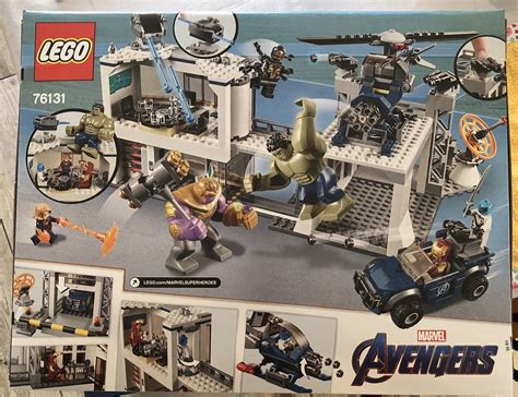 76131 Lego Marvel Avengers Compound Battle 699 Pieces Ebay