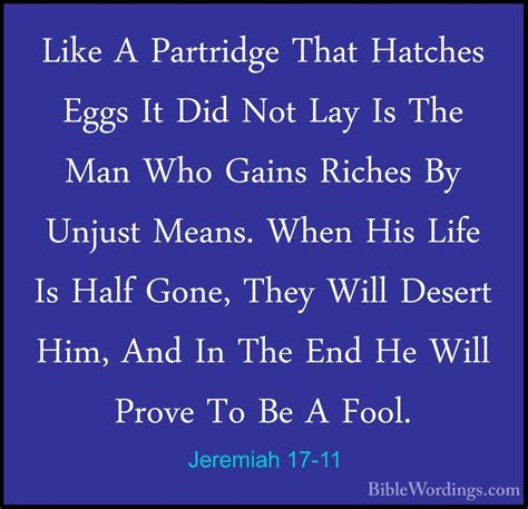 Jeremiah 17 Holy Bible English