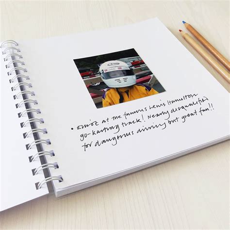 Your photo on gold 50th wedding anniversary album 3 ring binder. Personalised 40th Ruby Anniversary Album By Designed | notonthehighstreet.com