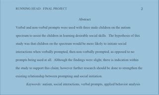 In apa format, the abstract is placed on a separate page, which typically comes after the title or cover page of the paper. Writing an APA Abstract: Format & Examples | Study.com