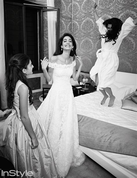 As the new mr and mrs clooney made their first appearance as man and wife on sunday there was a chance for celebrity fans to get the first glimpse of the special rings which sealed their love. Amal and George Clooney's Wedding Photos