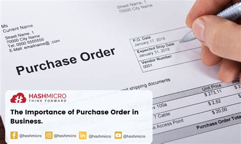 Purchase Order Why Po Is Important For Businesses