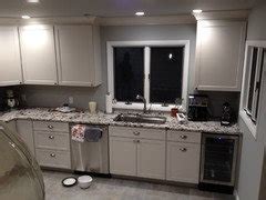 You can't have wall units where you have a window and units above a sink are an annoyance so the space is there are no real guidelines for whether the sink should be fitted under a window or not, but there is one practical argument for it. Kitchen sink NOT centered w/window. Which sink will ...