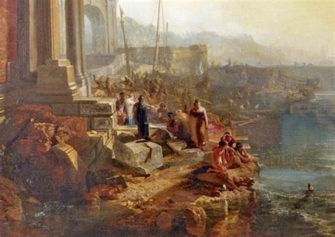 Dido Building Carthage The Rise Of The Carthaginian Empire Painting By