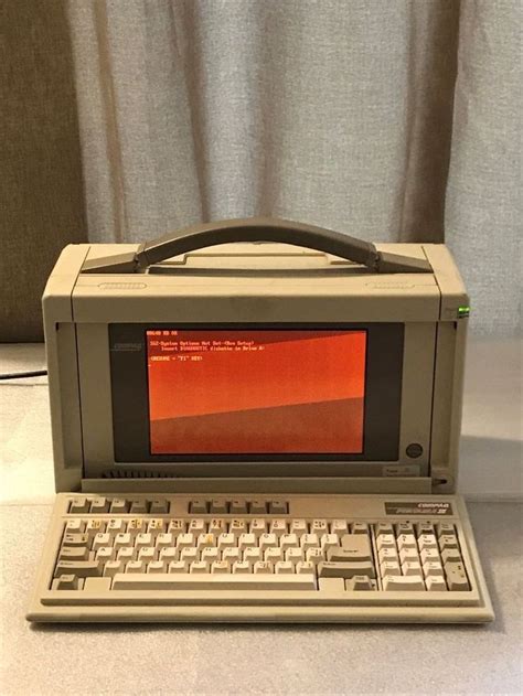 Portable Computer Vintage Working Lama This Gio