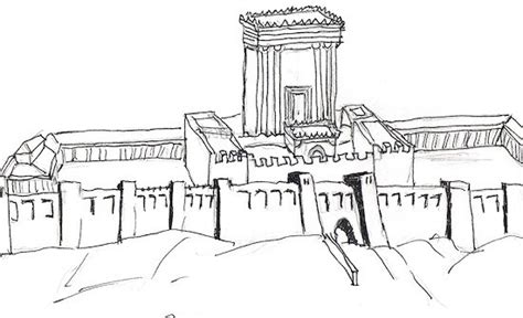 Beis Hamikdash Coloring Pages Sketch Coloring Page