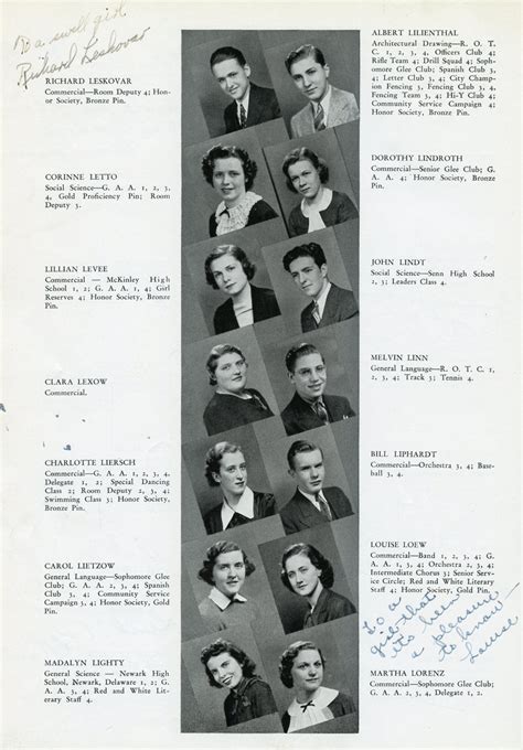 1937 Chicago Lake View High School Yearbook Page 192