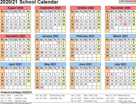 Designed in a simple blue highlighing the months, this template shares the same easy to use features with the rest of the calendars by general blue. 2020 2021 Academic Calendar Printable | Free Letter Templates