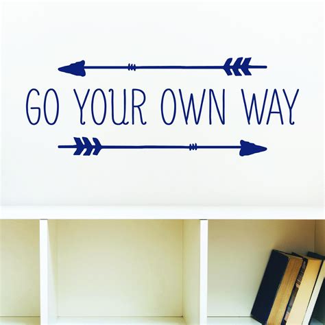 That which you give to another will become your own sustenance; Go Your Own Way Wall Quotes™ Decal | WallQuotes.com
