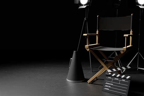 Directors Chair With Movie Clapperboard Director Chair Hd Wallpaper