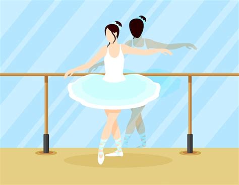 Concepto De Bailarina De Ballet Colorido Vector Gratis