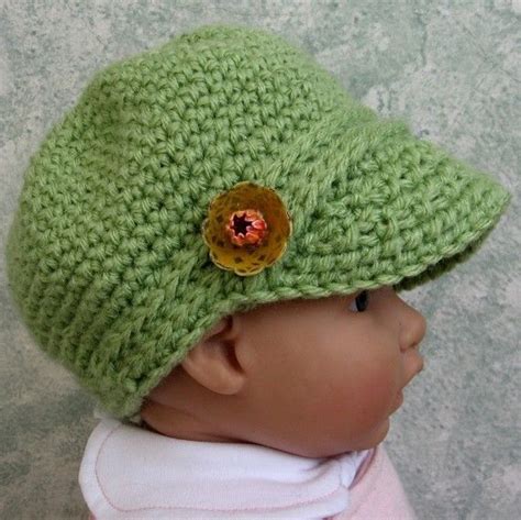 Infant Toddler Newsboy Hat Crochet Pattern Pdf Easy To Make Etsy