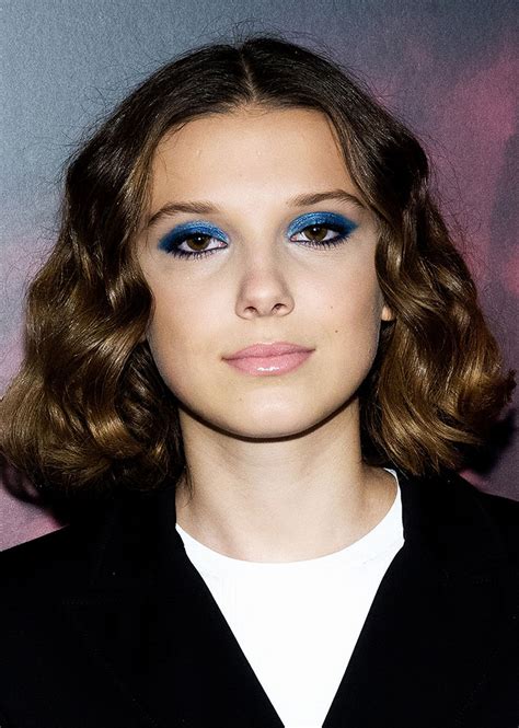 Millie Bobby Brown Looks Gorgeous In Blue Shadow Stylecaster