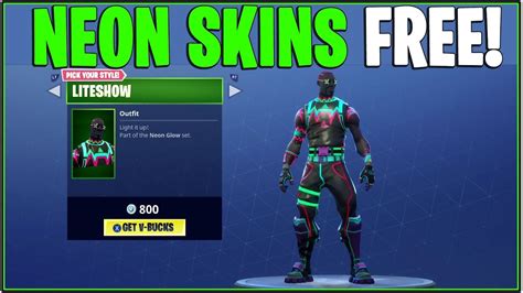 New Fortnite How To Get The Lite Shownite Light Skin For Free