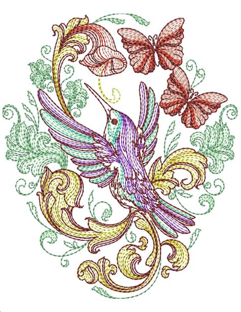 Spring Baroque Machine Embroidery Designs By Sew Swell