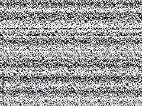 Black Gray And White Noise Texture On Tv Screen Pixel Chaos Grain