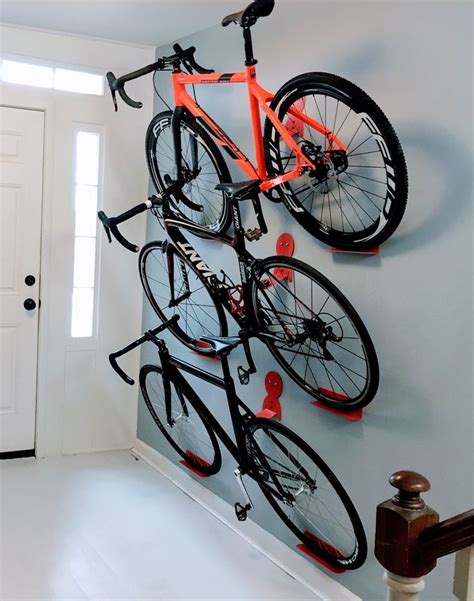 Multiple Bikes Hanging Rack System Dahanger Dan Pedal Hook Bike