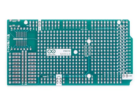 Arduino Mega Proto Shield Rev3 Pcb — Arduino Online Shop