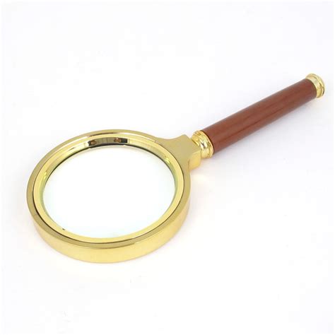Gold Tone Round Metal Frame Magnifying Lens Glass Magnifier 70mm Dia 5x Walmart Canada