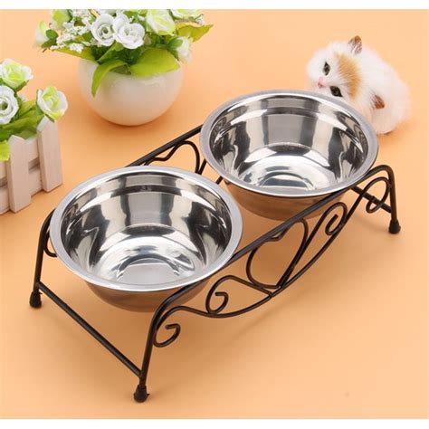 However, i have started using some automatic feeders, and now i can comfortably leave my dogs without worry. Double Pet Bowl,Double Pet Feeder Dishes,Pet Cat Dog Puppy ...