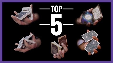 Top 5 One Handed Cardistry Moves You Should Be Obsessed With Youtube