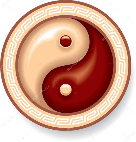 Oriental Chinese Pattern Yin Yang Stock Vector By ©leshabur 8917893