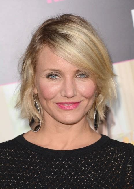 Collection by m t • last updated 8 weeks ago. Cameron Diaz Layered Short Choppy Bob Hairstyle ...