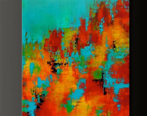 Carousel 8 24 X 36 Abstract Acrylic Painting Highly Etsy