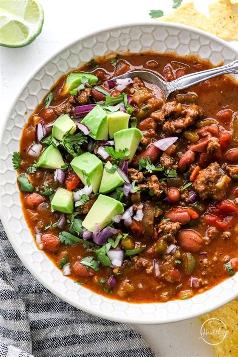 Best Chili Recipe Ever Classic Beef Chili A Pinch Of Healthy