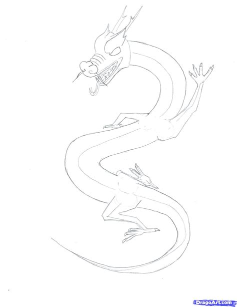 Dragon Outlines For Drawing At Explore Collection
