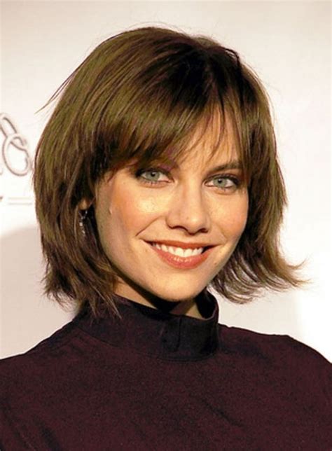 Best 25 Layered Bob With Bangs Ideas On Pinterest Longer Layered Bob Shaggy Hairc Layered