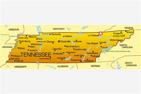 Map Of Tennessee Kentucky Border Get Latest Map Update