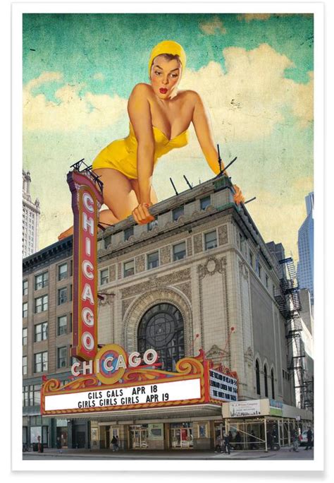 Chicago Pinup Poster Juniqe
