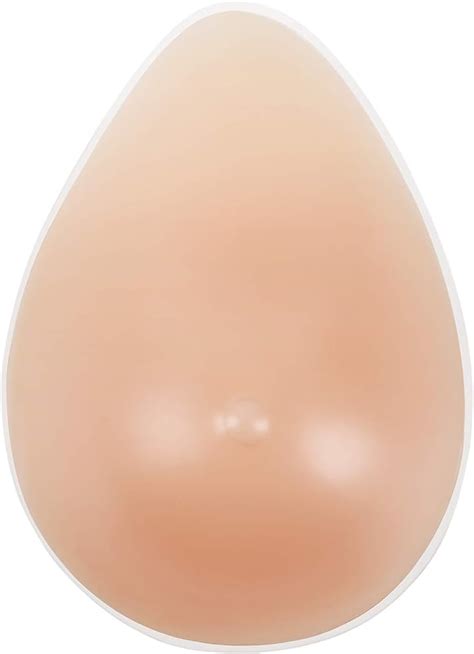 Vollence One Piece Teardrop Silicone Breast Forms Mastectomy Fake Boobs