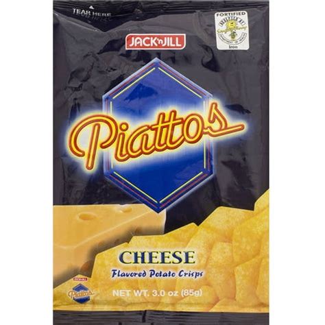 Piattos Cheese Flavored Potato Crisps 3 Oz