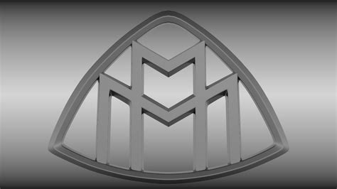 Maybach Logo 3d Model Cgtrader