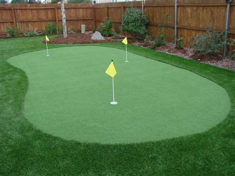 Big moss outdoor target & putting green (6'x15'). Golf Putting and Chipping Greens - Four Seasons Landscaping