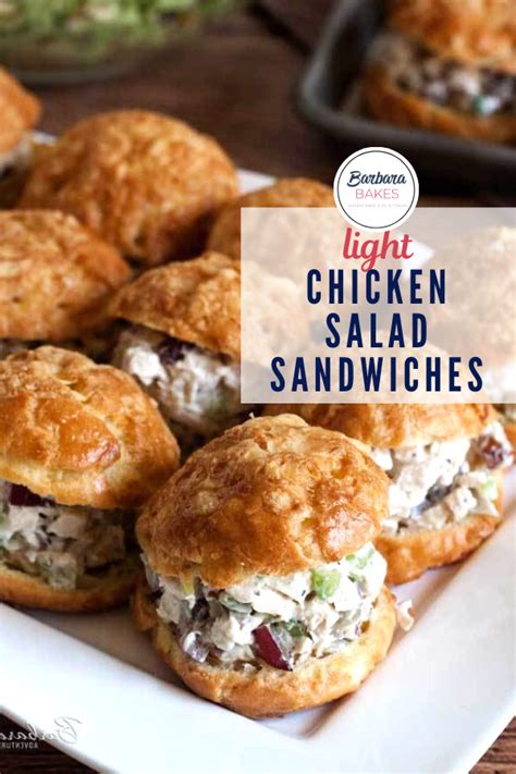 When it comes to making this recipe, you pretty much can't go wrong! Lightened Up Chicken Salad - Barbara Bakes™ | Recipe in ...