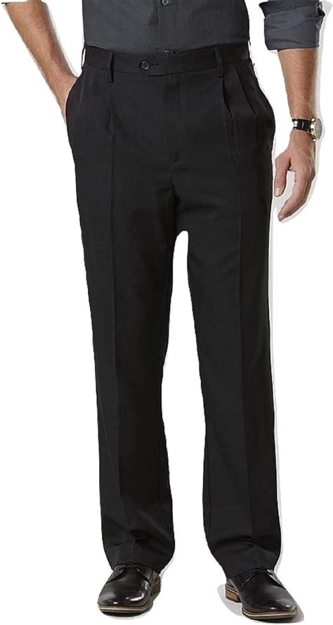 David Taylor Collection Mens Classic Fit Dress Pants Size 34x32 Black