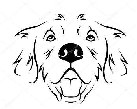 Dog Face Line Drawing At Getdrawings Free Download