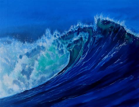 It is one of the colors which doesn't like creating a. Blue Wave Wallpapers, Pictures, Images